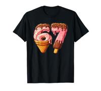 67 crème glacée Meme, Six Seven Ice Rame 6-7 Bonbons T-Shirt