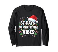 67 Days of Christmas Vibes Six Seven Christmas 67 Meme Manche Longue