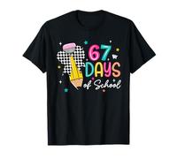 67 Days of School Cute Coquette Pencil Six Seven 6 7 Meme T-Shirt