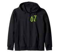 67 Design T-Shirt drôle numéro 67 pour Hommes, Femmes et Enfants 67 Meme Sweat à Capuche