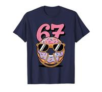 67 Donut Meme Cool Six Seven Lunettes de Soleil Mignon Tendance 6 7 Blague T-Shirt
