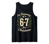 67 Free Christmas 6 7 Meme Pyjama Holiday Gen Alpha Slang Débardeur