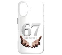 67 Funny Six Seven 6 7 Meme Gen Alpha Teens Slang 6 7 Hands Coque pour iPhone 17