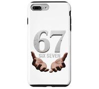 67 Funny Six Seven 6 7 Meme Gen Alpha Teens Slang 6 7 Hands Coque pour iPhone 7 Plus/8 Plus