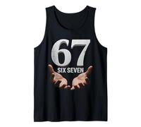 67 Funny Six Seven 6 7 Meme Gen Alpha Teens Slang 6 7 Hands Débardeur
