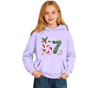 67 Garçons Filles Hoodies 6 7 Meme Imprimés Pulls Rétro Numéro Manches Longues Sweat à Capuche Hiver Fille Vintage Festival Vêtements, violet, 4-5 ans
