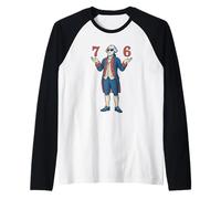 67 George Washington 7 6 Meme Six Seven 6-7 4 Juillet Manche Raglan