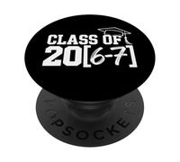 67 Graduation Master Master Class of 67 Graduate PopSockets PopGrip Adhésif