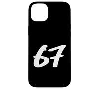 67 Graffiti Style Number Bold Street Art Lettrage Design Coque pour iPhone 14 Plus