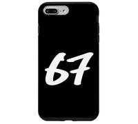 67 Graffiti Style Number Bold Street Art Lettrage Design Coque pour iPhone 7 Plus/8 Plus