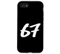 67 Graffiti Style Number Bold Street Art Lettrage Design Coque pour iPhone SE (2020) / 7/8
