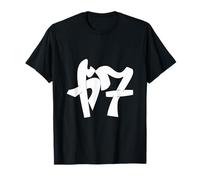 67 Graffiti Urbain, Style tag, numéro, Lettrage de Rue T-Shirt
