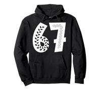 67 Illustration de la Nature du numéro de Ligne Nordique botanique Sweat à Capuche