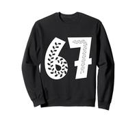 67 Illustration de la Nature du numéro de Ligne Nordique botanique Sweatshirt