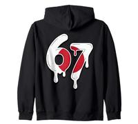 67 Japan Six Seven Drapeau Japonais Sweat à Capuche