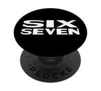 67 Jersey Number Sports Fan Football Baseball Soccer Team PopSockets PopGrip Adhésif