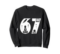 67 Jours de rentrée Scolaire Design Chiffres d'apprentissage Sweatshirt
