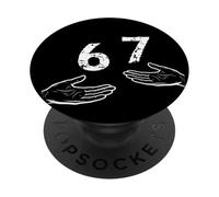 67 Kid Meme/Alors C'est 67/Viral Six Seven PopSockets PopGrip Adhésif