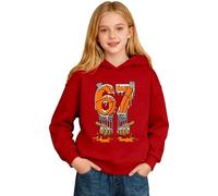 67 Kids Hoodie 6 7 Jumper Girls Boys Six Seven Modern Girls Hoodie Soft Fabric Cotton Blend Hoodies Sweatshirt pour 13-14 ans