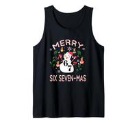 67 Mas Meme Candy Cane Six Seven Kids Men Women Christmas Débardeur