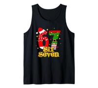 67 Mas Meme Candy Cane Six Seven Kids Men Women Christmas Débardeur