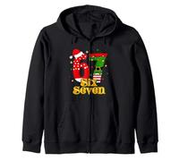 67 Mas Meme Candy Cane Six Seven Kids Men Women Christmas Sweat à Capuche