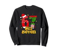 67 Mas Meme Candy Cane Six Seven Kids Men Women Christmas Sweatshirt