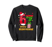 67 Mas Meme Candy Cane Six Seven Kids Men Women Christmas Sweatshirt