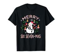 67 Mas Meme Candy Cane Six Seven Kids Men Women Christmas T-Shirt