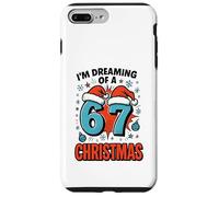 67 Meme 6 7 Numéros Je rêve d'un 67 Christmas Six Seven Coque pour iPhone 7 Plus/8 Plus