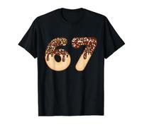 67 Mème au Chocolat et à la crème glacée 67 Six Seven 6 7 T-Shirt Graphique avec Valeur