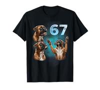 67 Meme Boxer Hurlant à la Lune Six Seven T-Shirt