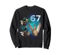 67 Meme Canard Hurlant à la Lune Six Seven Sweatshirt