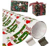 67 Meme Christmas, Gift Wrap, Meme Gift Wrap for Christmas, Secret Santa & Gag Gifts, 19.69in-wide Funny 67 Edition Wrapping Paper, Fun Holiday Wrapping Paper for Friends and Coworkers (White,450cm)