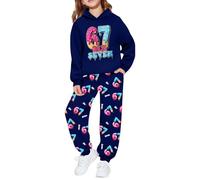 67 Meme Christmas Sets for Kids Boys Girls Tops and Pants Number 6 7 Six Seven Boys Girls Ensemble de 2 pièces pour Noël Tenue 2 pièces, Bleu (01), 110 cm