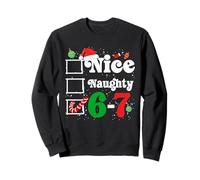 67 Meme Christmas Six Seven Nice Naughty 67 Christmas Celebration Sweatshirt