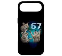 67 Meme Coyote Hurlant à la Lune Six Seven Coque pour iPhone Air