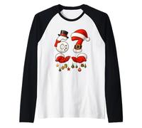 67 Meme de Noël Funny 6 7 Hands Gen Alpha Slang Six Seven Manche Raglan