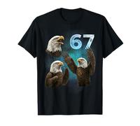 67 Meme Eagle Hurlant à la Lune Six Seven T-Shirt
