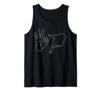 67 Meme Humour Drôle Six Sept Signe de Main Débardeur