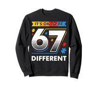 67 Meme It's Okay to Be Different Autism Autistic Autistic Sweatshirt
