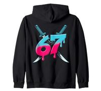 67 mème samouraï Funny Six Seven Alpha Slang Sweat à Capuche