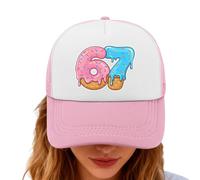 67 Meme Six Seven Casquette de Baseball Amusante 6 7 Meme Ice Cream Drips Chapeau Cool Six Seven Number Cap pour Adolescents garçons Filles Hommes Femmes, Rose