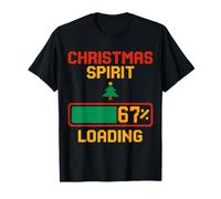 67 Meme Six Seven Christmas Spirit Loading 67 Funny T-Shirt