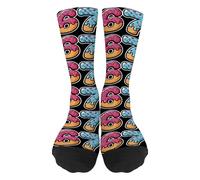 67 Meme Socks Kids Funny Six Seven Number Printed Novelty Crew Socks for Boys Girls Soft Lightweight Long Sock Comfortable Breathable 6 7 Adolescents Baseball Sock for Athlète Basketball Running, Z01