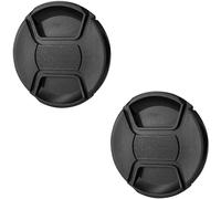 67 mm Lens Cap Lot de 2 à Clipser pour objectifs d'appareil Photo Avant Cache Objectif pour Canon Nikon Sony Olympus Fujifilm Objectif remplace Sony ALC-F67S Bouchon d'objectif.[J85]