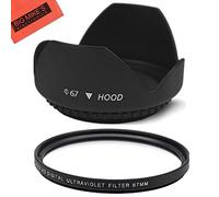 67 mm Numérique Parasoleil Tulipe et 67 mm Filtre UV pour appareil photo numérique Nikon Coolpix P900
