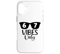 67 Number 6 7 Aura Energy 67 Vibes Only Funny Six Seven Meme Coque pour iPhone 16 Plus