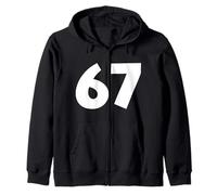 67 Number Funny Six Seven Meme School Teen Kids Matching Sweat à Capuche