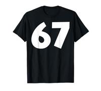 67 Number Funny Six Seven Meme School Teen Kids Matching T-Shirt